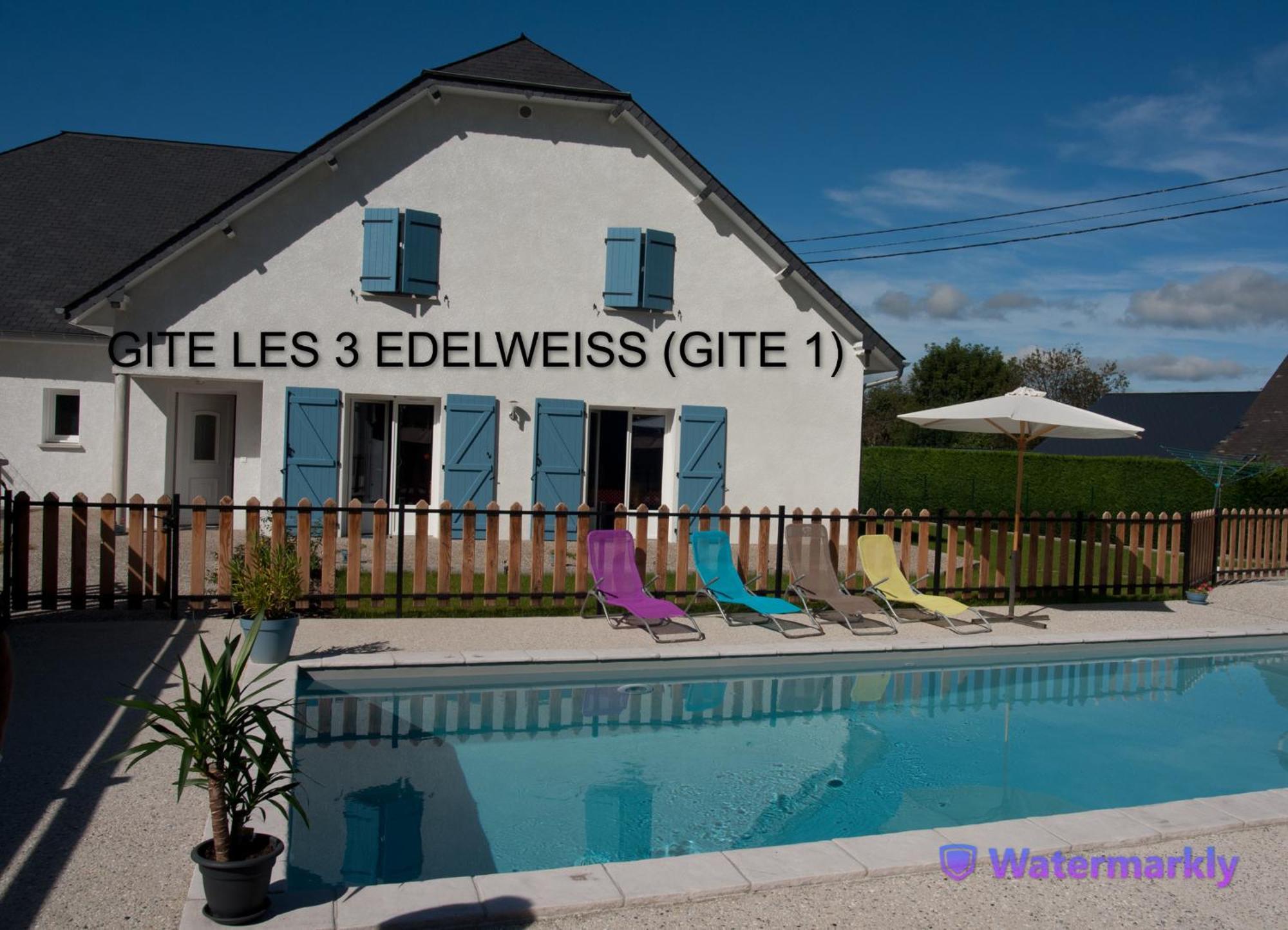 Les 3 Edelweiss - Gite 1 Ou Gite 2 Arette Exterior photo
